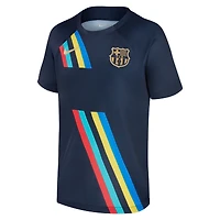 Men's Nike Navy Barcelona 2022/23 Away Pre-Match Top