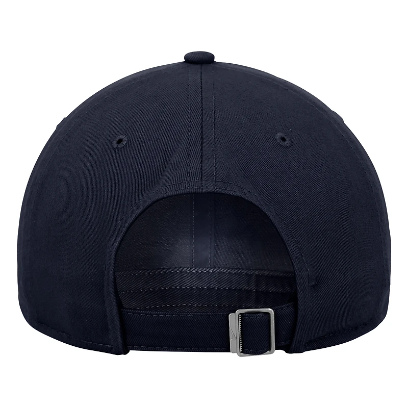 Casquette ajustable Nike FC Barcelone bleu marine pour homme