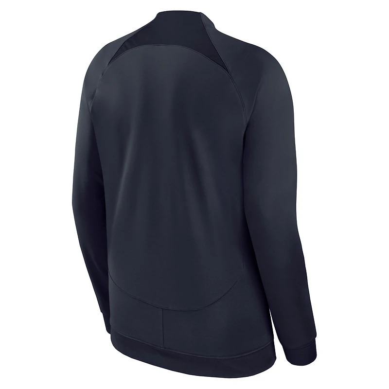 Men's Nike Navy Barcelona Team Academy Pro Anthem Raglan Performance Full-Zip Jacket
