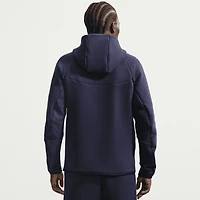 Men's Nike Navy Barcelona Tech Fleece Windrunner Raglan Full-Zip Hoodie