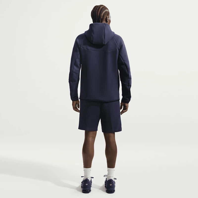 Men's Nike Navy Barcelona Tech Fleece Windrunner Raglan Full-Zip Hoodie