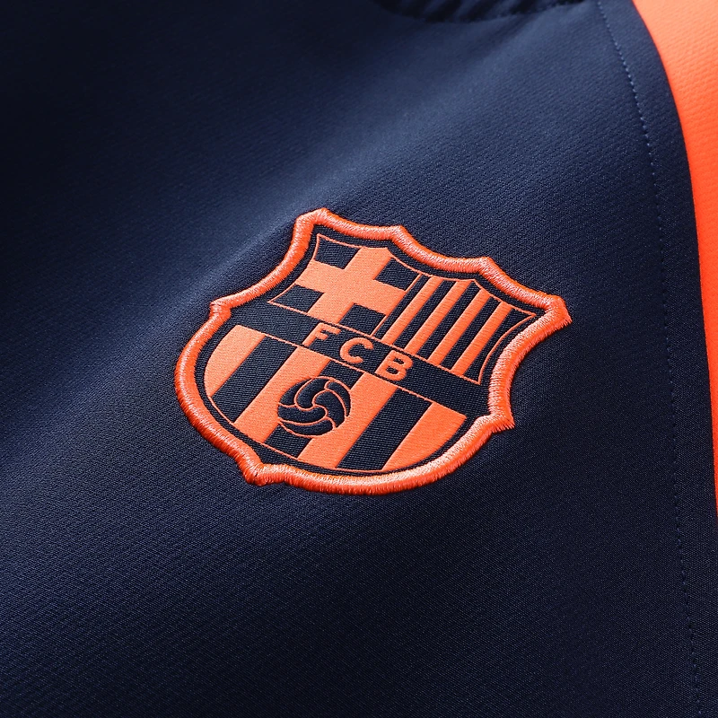 Sweat-shirt Nike bleu marine Barcelone Third 2025/26 T90 pour homme