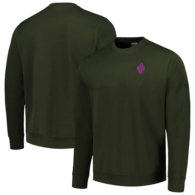 Sweat-shirt à enfiler Nike Olive Barcelona Club pour homme
