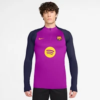 Men's Nike Purple Barcelona 2025/26 Strike Drill Quarter-Zip Long Sleeve Dri-FIT Top