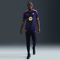 Pantalon de survêtement Nike violet FC Barcelone 2025/26 Strike Performance pour homme
