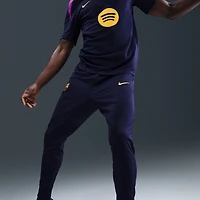 Pantalon de survêtement Nike violet FC Barcelone 2025/26 Strike Performance pour homme