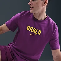 Men's Nike  Purple Barcelona 2025/26 Wordmark T-Shirt