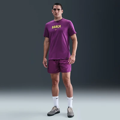 Men's Nike  Purple Barcelona 2025/26 Wordmark T-Shirt
