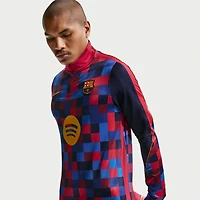 Men's Nike Red Barcelona 2026/27 Strike Drill Quarter-Zip Long Sleeve Top