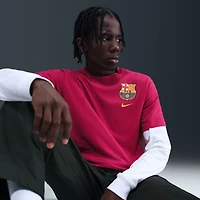 Men's Nike  Red Barcelona Crest T-Shirt