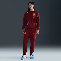 Sweat-shirt polaire Nike rouge Barcelone édition spéciale Club pour homme