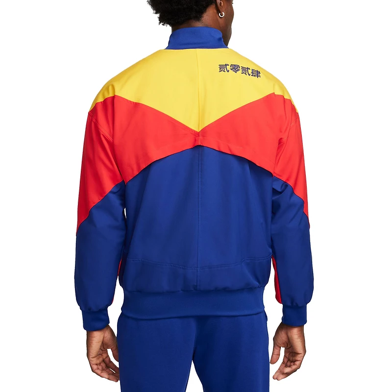 Veste entièrement zippée Nike Royal Barcelona 2023/24 Drac Pack Strike Anthem pour homme