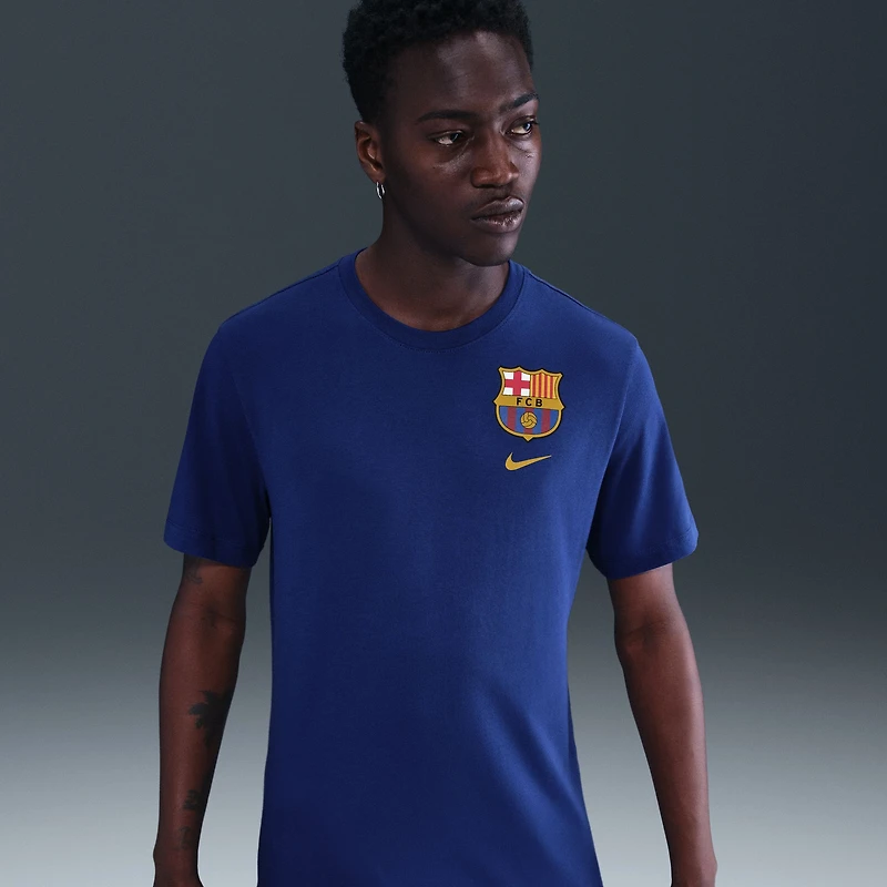 Men's Nike  Royal Barcelona Crest T-Shirt