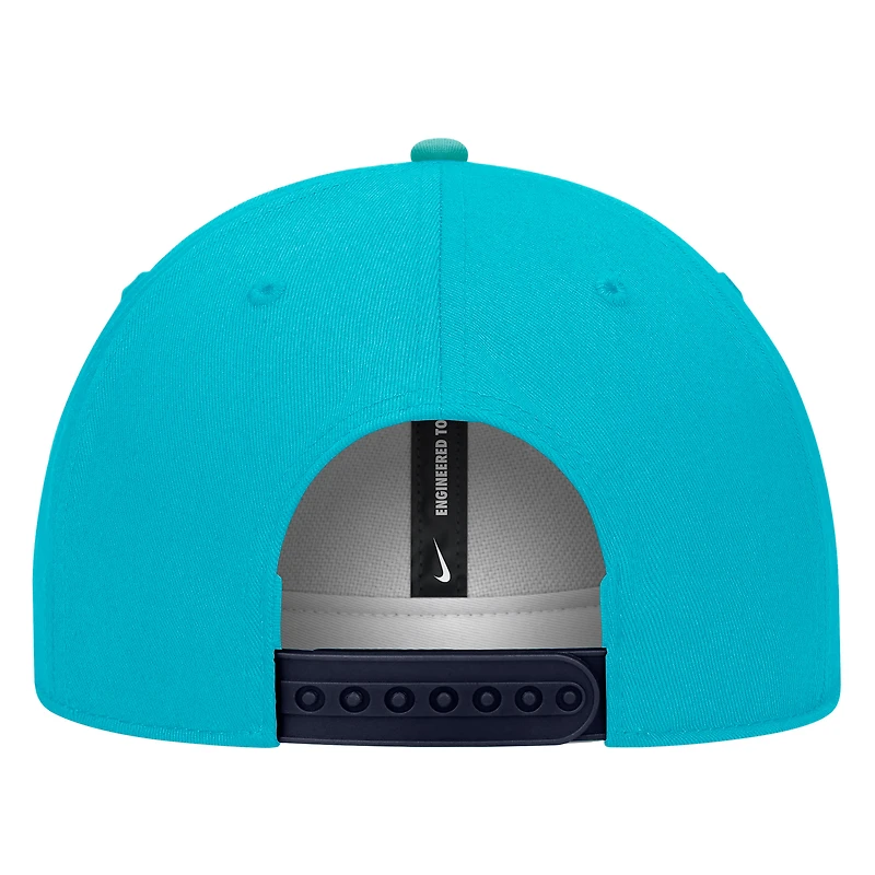 Casquette ajustable Nike Barcelona Rise bleu sarcelle pour homme