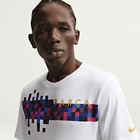 T-shirt Nike blanc Barcelone pour homme