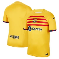 Men's Nike Yellow Barcelona - 2022/23 Fourth Breathe Stadium Replica Jersey