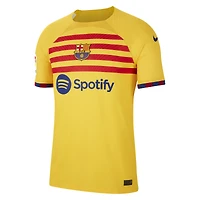 Maillot Nike Barcelona 2022/23 Fourth Vapor Match Authentique Jaune pour Homme
