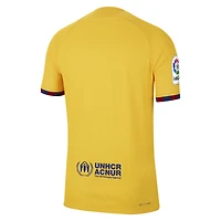 Maillot Nike Barcelona 2022/23 Fourth Vapor Match Authentique Jaune pour Homme