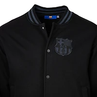 Pull universitaire en polaire noir Sport Design Sweden FC Free Kick pour homme