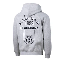 Men's Sport Design Sweden  Heather Gray Barcelona Streetwear Relaxed Pullover Hoodie