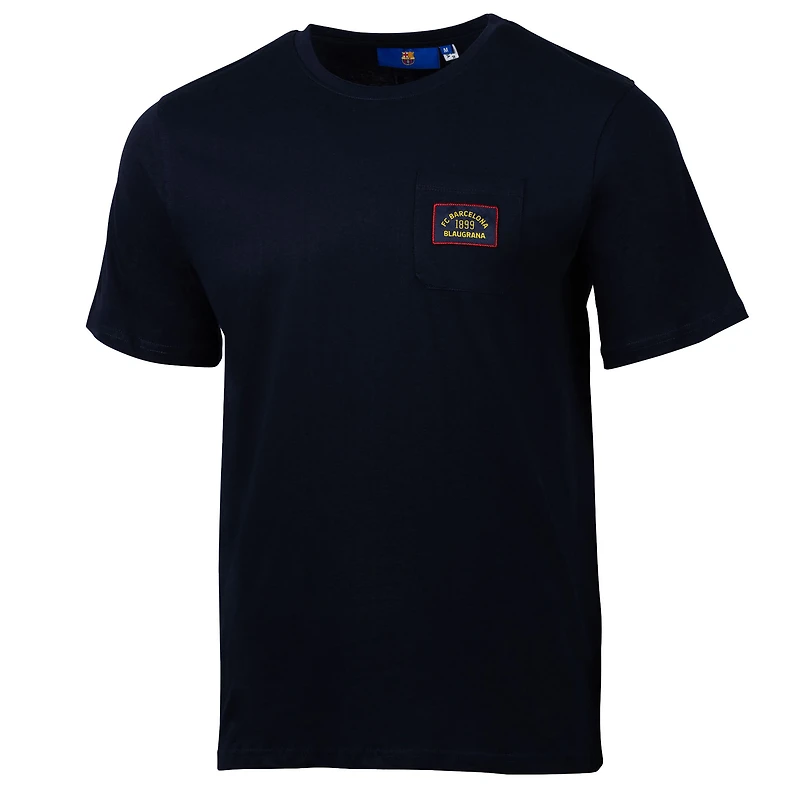 T-shirt décontracté d'après-match pour homme, motif Sport Design Sweden Navy, Barcelone