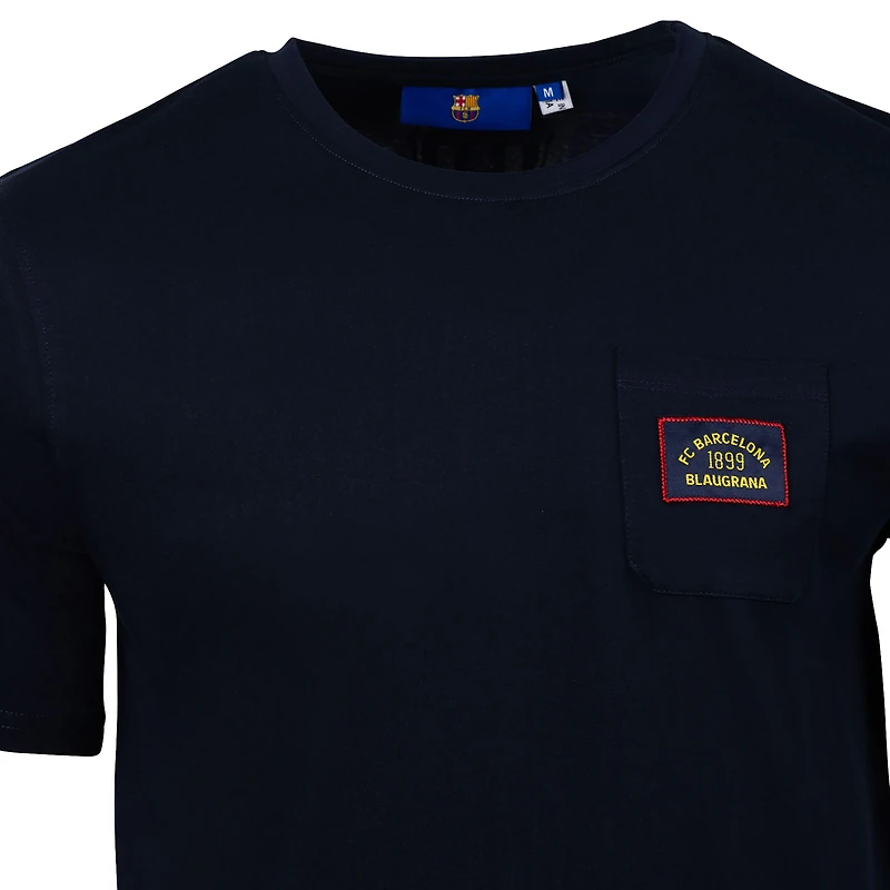 T-shirt décontracté d'après-match pour homme, motif Sport Design Sweden Navy, Barcelone