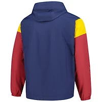 Veste Anorak à quart de zip Sport Design Suède bleu marine Barcelona Starer Premium pour hommes