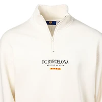Veste polaire blanche à fermeture éclair quart de tour pour homme Sport Design Sweden Barcelona