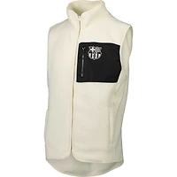 Veste Homme Blanche Barcelona Pile Full Zip