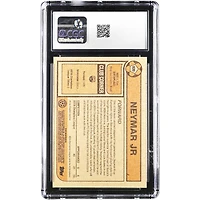 Carte authentifiée CGC n° 839 de Neymar Jr. Barcelone 2025 Topps Living Set UEFA CC, n° 10