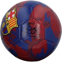 Patrick Kluivert Barcelona Autographed Blue/Red Team Soccer Ball