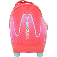 Crampons de football Nike Mercurial roses et turquoise autographiés par Patrick Kluivert (Barcelone)