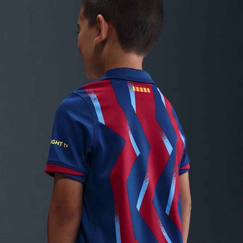 Preschool Nike  Blue/Red Barcelona 2025/26 Fourth Stadium Kit Set