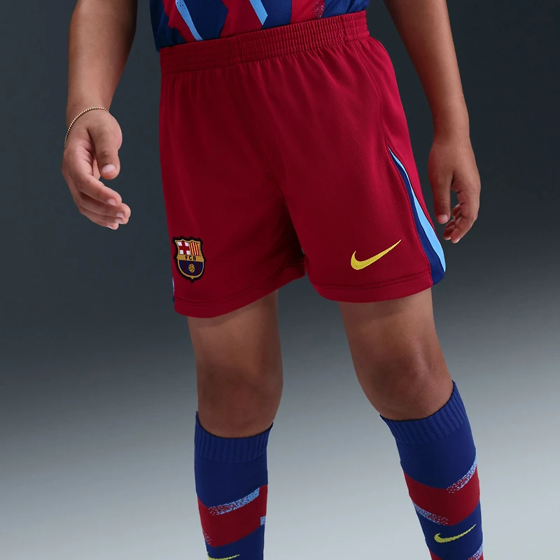 Preschool Nike  Blue/Red Barcelona 2025/26 Fourth Stadium Kit Set