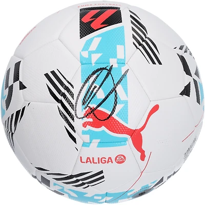Raphinha Barcelona Autographed 2024-25 La Liga Puma Soccer Ball  