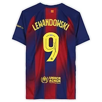 Robert Lewandowski Barcelona Autographed Nike 2025-26 Home Jersey