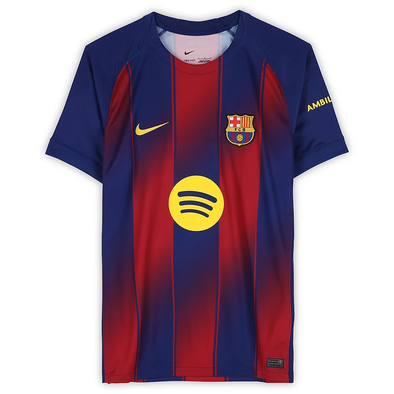 Robert Lewandowski Barcelona Autographed Nike 2025-26 Home Jersey