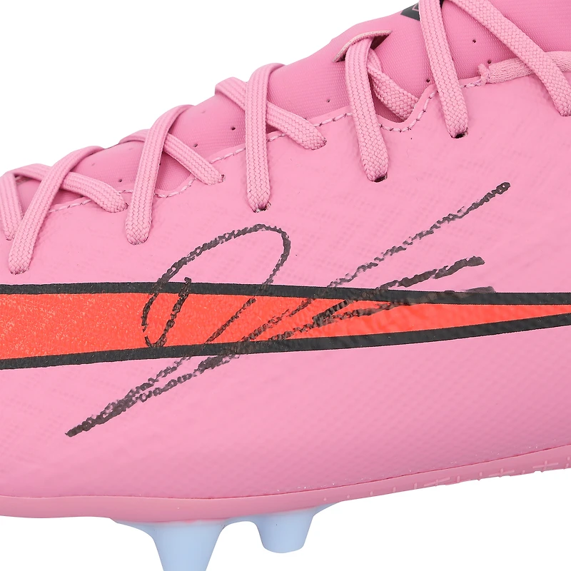 Robert Lewandowski Barcelona Autographed Nike Mercurial Soccer Cleat