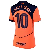 Women's Nike Lamine Yamal Orange Barcelona 2025/26 Third Replica Player Jersey