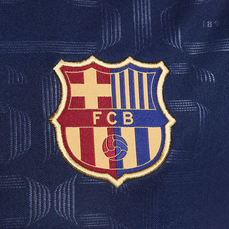 Women's Nike  Navy Barcelona 2024/25 Academy Pro Pre-Match Performance Top