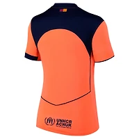 Women's Nike  Gold Barcelona 2025/26 Away Stadium Replica Jersey