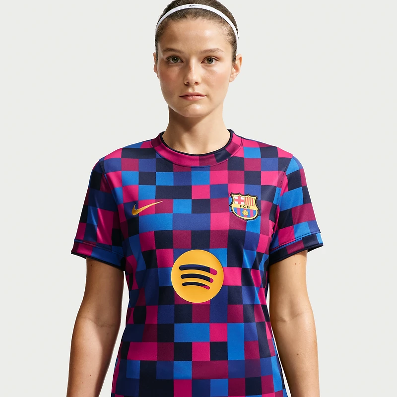 Women's Nike  Red Barcelona 2026/27 Home Pre-Match Top