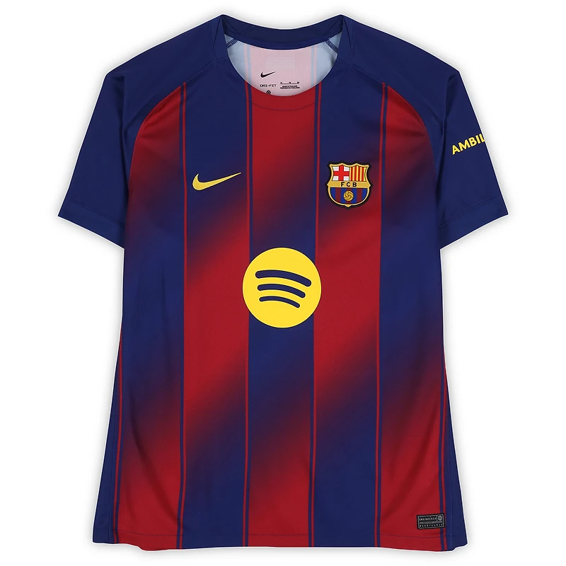 Xavi Barcelona Autographed Red/Blue Nike Modern Home Jersey