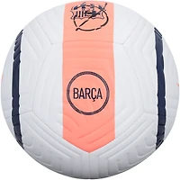 Xavi Barcelona Autographed White, Blue & Pink Soccer Ball