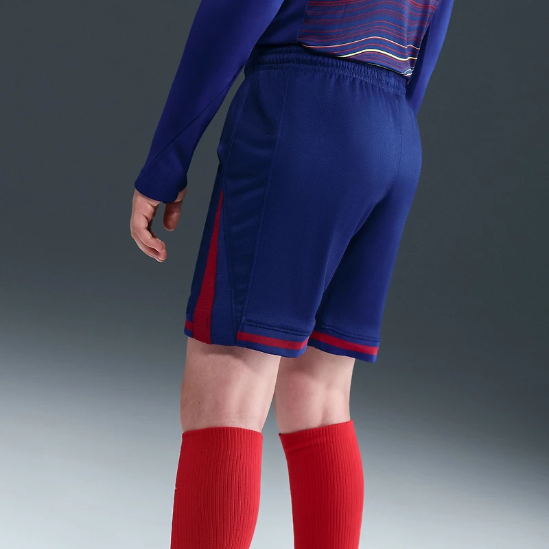 Youth Nike Blue Barcelona 2025/26 Dri-FIT Stadium Shorts