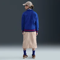 Veste Nike bleue pour enfant Barcelone 2025/26 Domicile Academy Pro Anthem Performance entièrement zippée