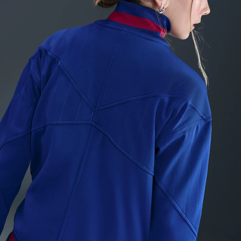 Youth Nike Blue Barcelona 2025/26 Home Academy Pro Anthem Dri-FIT Full-Zip Jacket