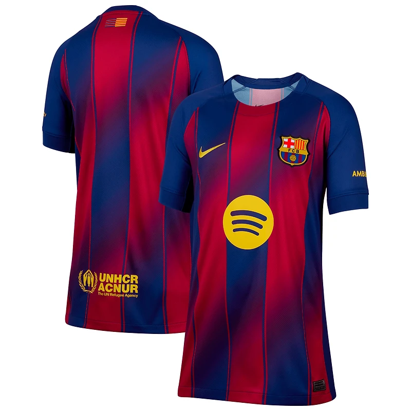 Youth Nike Blue Barcelona 2025/26 Home Replica Jersey