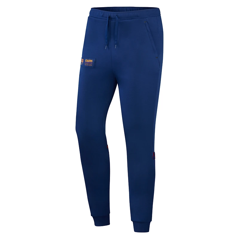 Youth Nike Blue Barcelona Travel Fleece Pants