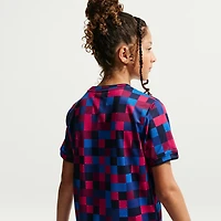 Youth Nike  Garnet Barcelona 2026/27 Home Pre-Match Top